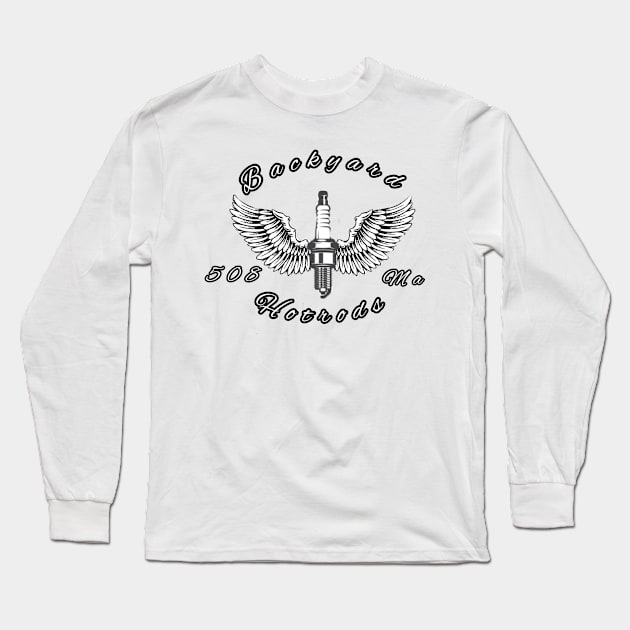 Flying sparkplug Long Sleeve T-Shirt by C.S.P Designs 